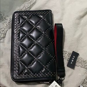Black Studded Wristlet from ZARA